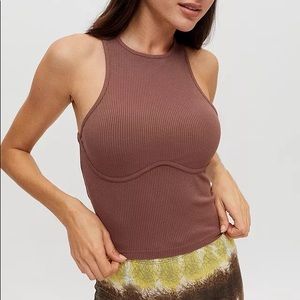 Urban Outfitters Mika Brown Tank Top